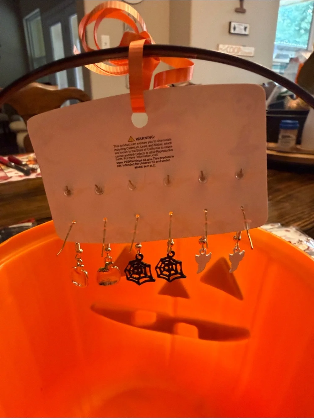 Princess Accessories Kids Halloween 6-Pair Stud/Dangle Earrings Set